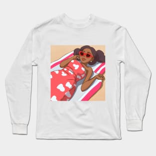 beach girl Long Sleeve T-Shirt